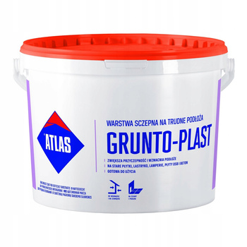 ATLAS GRUNTO-PLAST warstwa sczepna na trudne podłoża 5 Kg grunt