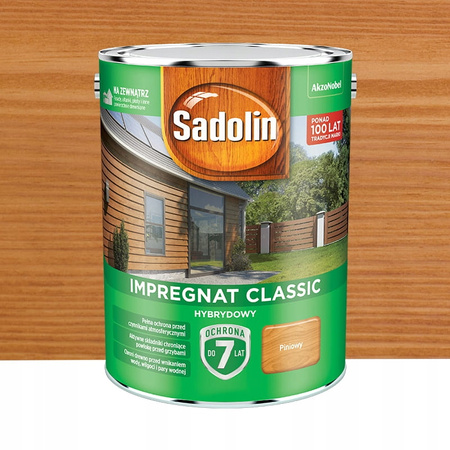 Impregnat drewna Sadolin Hybrydowy Piniowy 4,5L