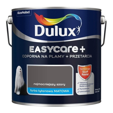 Farba lateksowa ścienna Dulux Szary 2,5L