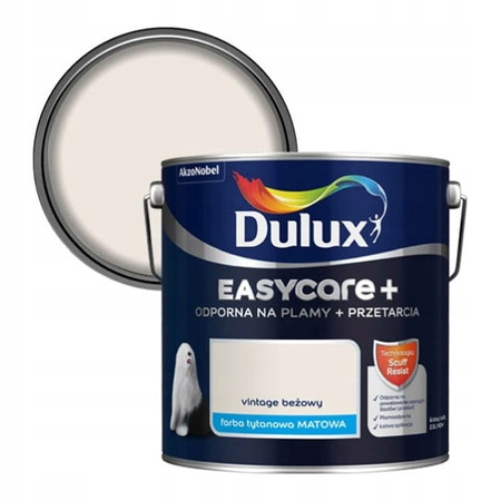 Farba lateksowa ścienna Dulux 2,5 l beżowa