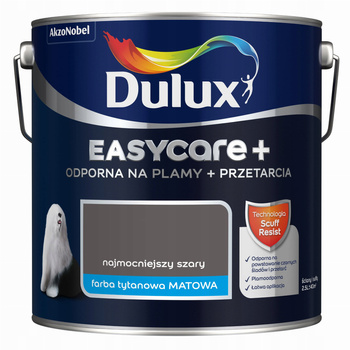 Farba lateksowa ścienna Dulux Najmocniej Szary 2,5