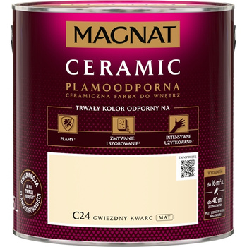 Farba ceramiczna do ścian Magnat Ceramic GWIEZDNY KWARC C24 2,5L