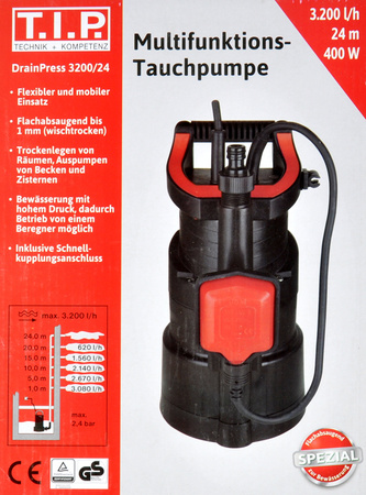 POMPA ZANURZENIOWA CIŚNIENIOWA DRAINPRESS 3200/24