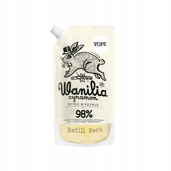 YOPE Refill Mydło do rąk Wanilla i Cynamon ZAPAS 500ml