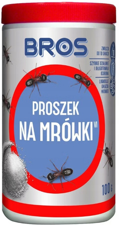 BROS proszek na MRÓWKI trutka środek preparat likwiduje gniazda 100g