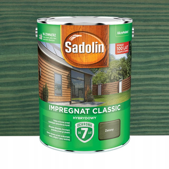 Impregnat drewna Sadolin Hybrydowy Zielony 0,75L