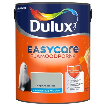 Farba lateksowa DULUX EASYCARE Miętowa Szarość 5L