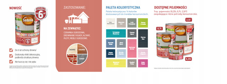 Farba drewna Sadolin Ogród Słoneczna Cytryna 0,7