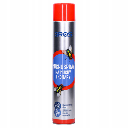 BROS SPRAY na MUCHY MOLE MUSZKI MUCHOSPRAY 400ml
