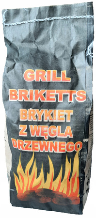 Brykiet drzewny - Długi czas grillowania 2 kg