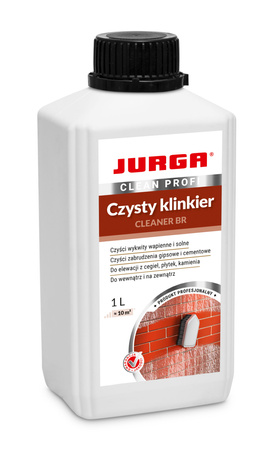 Płyn do czyszczenia Klinkieru Cegły Płytek Kamienia CLEANER BR 1L JURGA