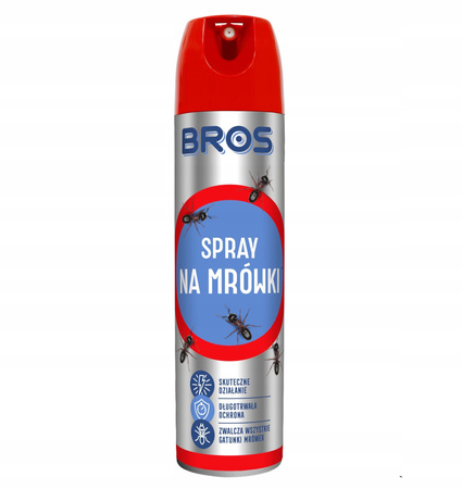 BROS Spray na Mrówki Trutka Rozpylacz Aerozol szybki efekt 150 ml