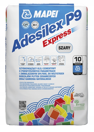 MAPEI Zaprawa klej do płytek P7 Szara Adesilex 25