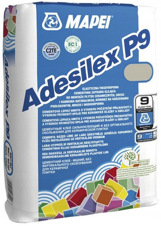 MAPEI Zaprawa klej do płytek P7 Szara Adesilex 25