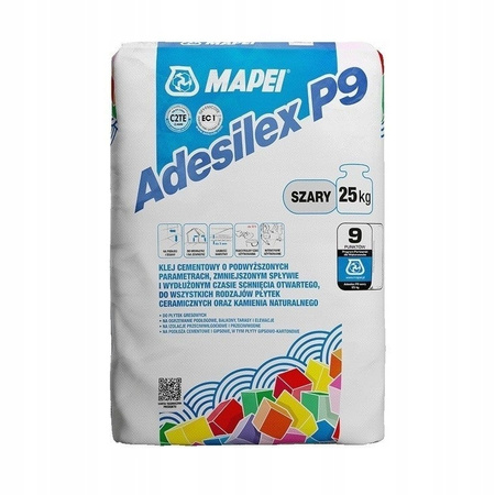 MAPEI Zaprawa klej do płytek P7 Szara Adesilex 25