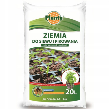 Ziemia do wysiewu i pikowania 20L Planta