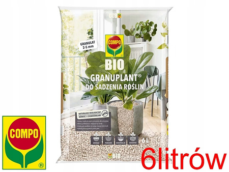COMPO BIO Granuplant 6L Naturalny granulat do sadzenia, drenażu i dekoracji