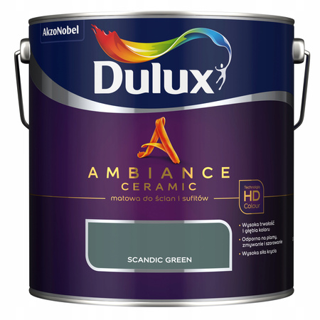 Dulux Ambiance farba ceramiczna matowa Scandic Green 2,5L