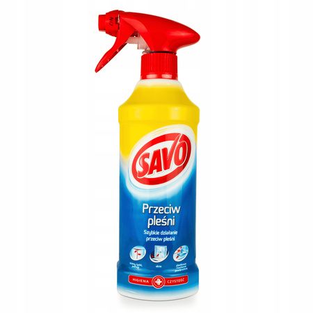 Savo Spray Przeciw Pleśni i Grzybom preparat 500 ml – Niezawodna Ochrona