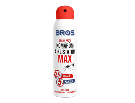 BROS MAX spray rozpylacz na komary i kleszcze 90ml - skuteczny