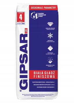 ATLAS GIPSAR UNI biała gładź finiszowa wzmocniona polimerami 5kg