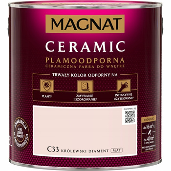 Farba ceramiczna do ścian Magnat Ceramic KRÓLEWSKI DIAMENT C33 2,5L