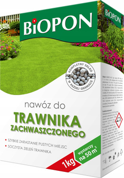 Nawóz do zakwaszonego trawnika granulat 1 kg 1 l