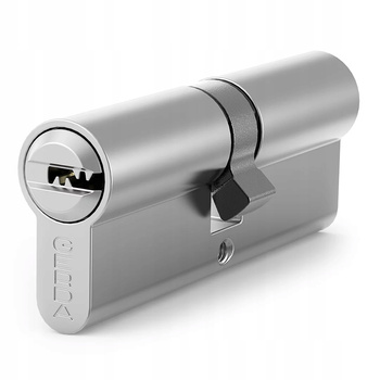 Wkładka do zamka Gerda H Plus 30/40 nikiel satyna atestowana, 6-zastawkowa