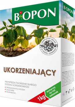 GRANULAT BIOPON UKORZENIAJĄCY NAWÓZ DO SADZONEK PRZESADZANIE 1 KG