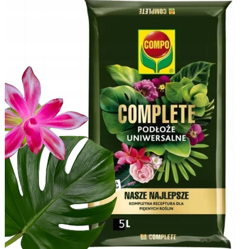 COMPO SANA ZIEMIA UNIWERSALNA COMPLETE DO KWIATÓW ROŚLIN DOMOWYCH 5L