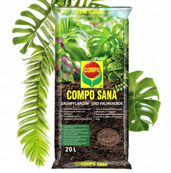 COMPO SANA PODŁOŻE DO DONICZKOWYCH ROŚLIN ZIELONYCH MONSTERY I PALM 20L