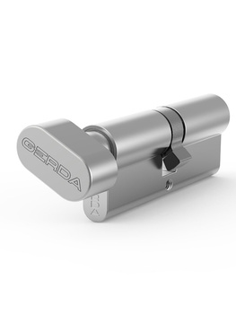 Wkładka z gałką GERDA WKE1 40G/30 nikiel satyna - trwałość i bezpieczeństwo