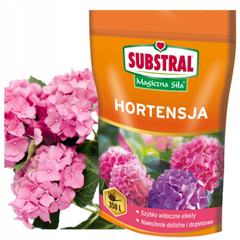 SUBSTRAL Magiczna Siła do Hortensji 350g - Sekret Pięknych i Bujnych Kwiatów!