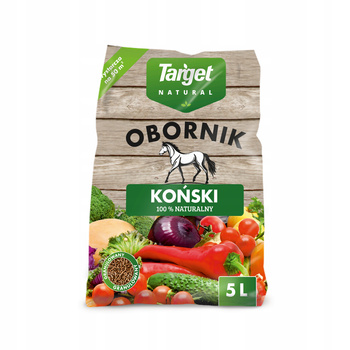 Obornik koński granulowany 5L Target - naturalny nawóz organiczny