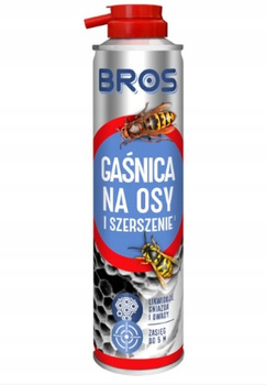 BROS Gaśnica Na Osy i Szerszenie Gniazda 300 ml - skuteczna ochrona