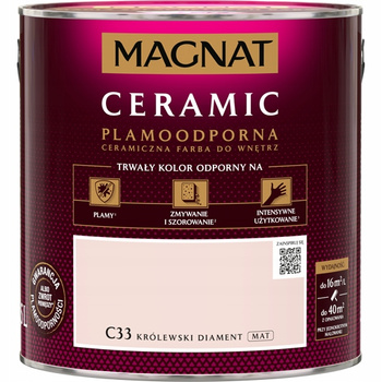 Farba ceramiczna do ścian Magnat Ceramic KRÓLEWSKI DIAMENT C33 2,5L