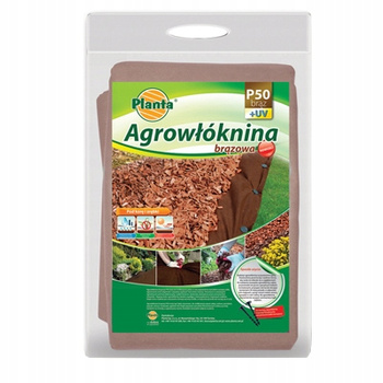PLANTA AGROWŁÓKNINA P50 DO ŚCIÓŁKOWANIA BRĄZOWA 2,1X20M 50G