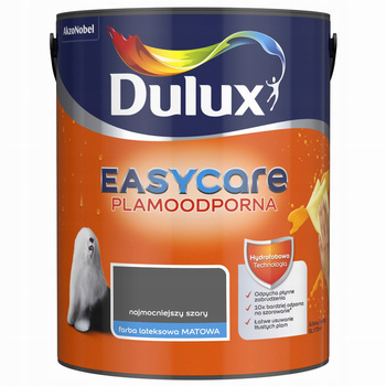 Farba lateksowa DULUX EC Najmocniejszy szary 5L