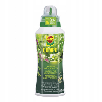 COMPO Nawóz do Monstery Palm Roślin Zielonych 500ml Intensywną zieleń