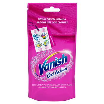 Vanish Oxi Action Pink 100ml - Odplamiacz w Płynie do Tkanin Kolorowych