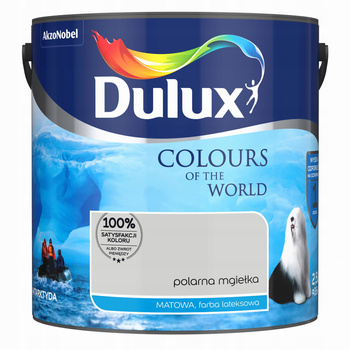 Farba lateksowa ścienna Dulux COLOURS of the WORLD 2,5 l Polarna Mgiełka