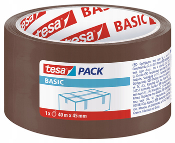 Taśma pakowa brązowa akryl Tesa BASIC 45mm x 40m