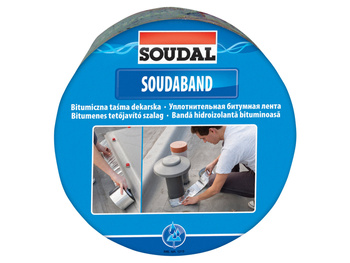 Dekarska taśma uszczelniająca Soudal Soudaband, kolor - aluminium 100mm x 10m