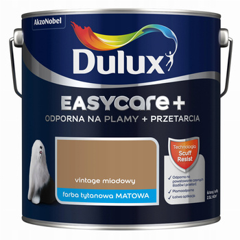 Farba lateksowa ścienna Dulux 2,5 l kawowy - krótki termin