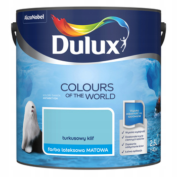 DULUX Farba lateksowa KŚ Turkusowy Klif 2,5L