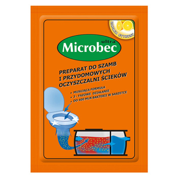 BROS Microbec ULTRA 25g - preparat do szamb z cytrynowym zapachem