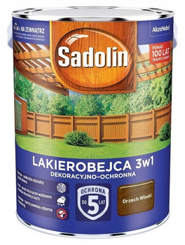 LAKIEROBEJCA NOWY SADOLIN 3W1 ORZECH WŁOSKI 2,5L