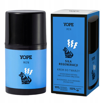 Krem odżywiający do twarzy Yope Men Wood dzień i noc 50 ml