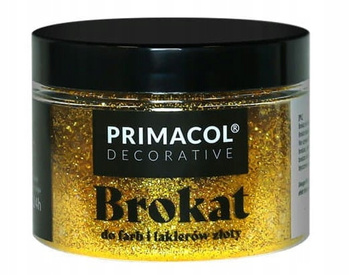 Primacol Glitter brokat w żelu ZŁOTY do farb i lakierów - słoiczek 150 g