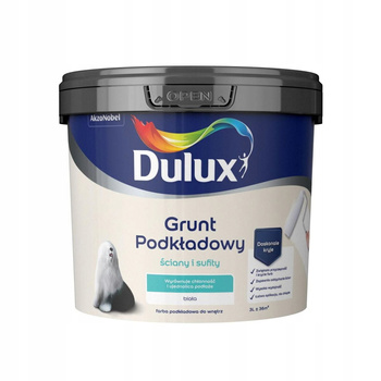 Grunt Kryjący PODKŁADOWY 3L Biały DULUX